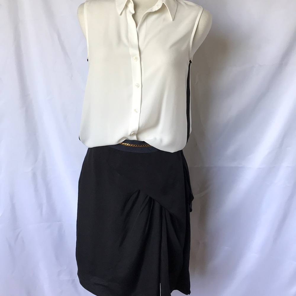 Mendocino slinky drape pnl gold wat skirt - Picture 3 of 9